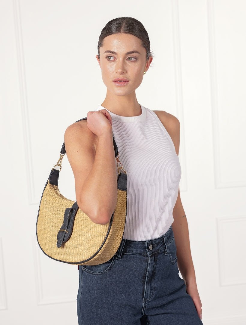 LuLu Palma Bag Navy - FINAL SALE - Zjoosh
