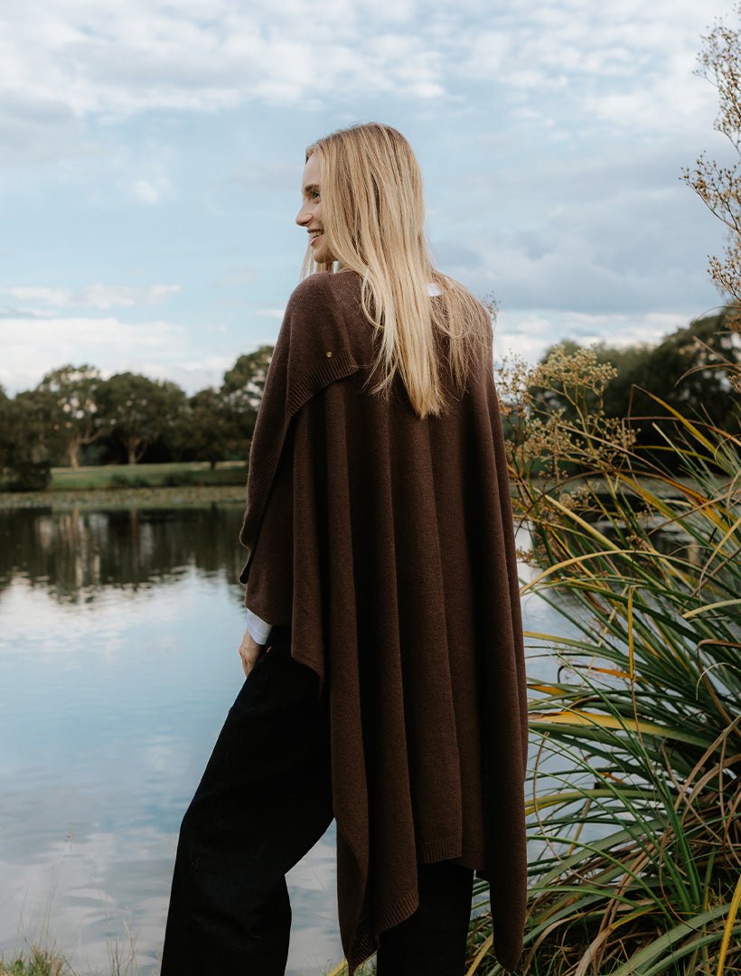 Luna Travel Wrap Chocolate - Zjoosh