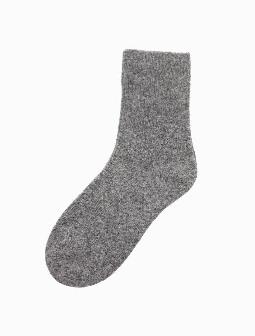 Luxurious Wool Blend Socks Grey - Zjoosh