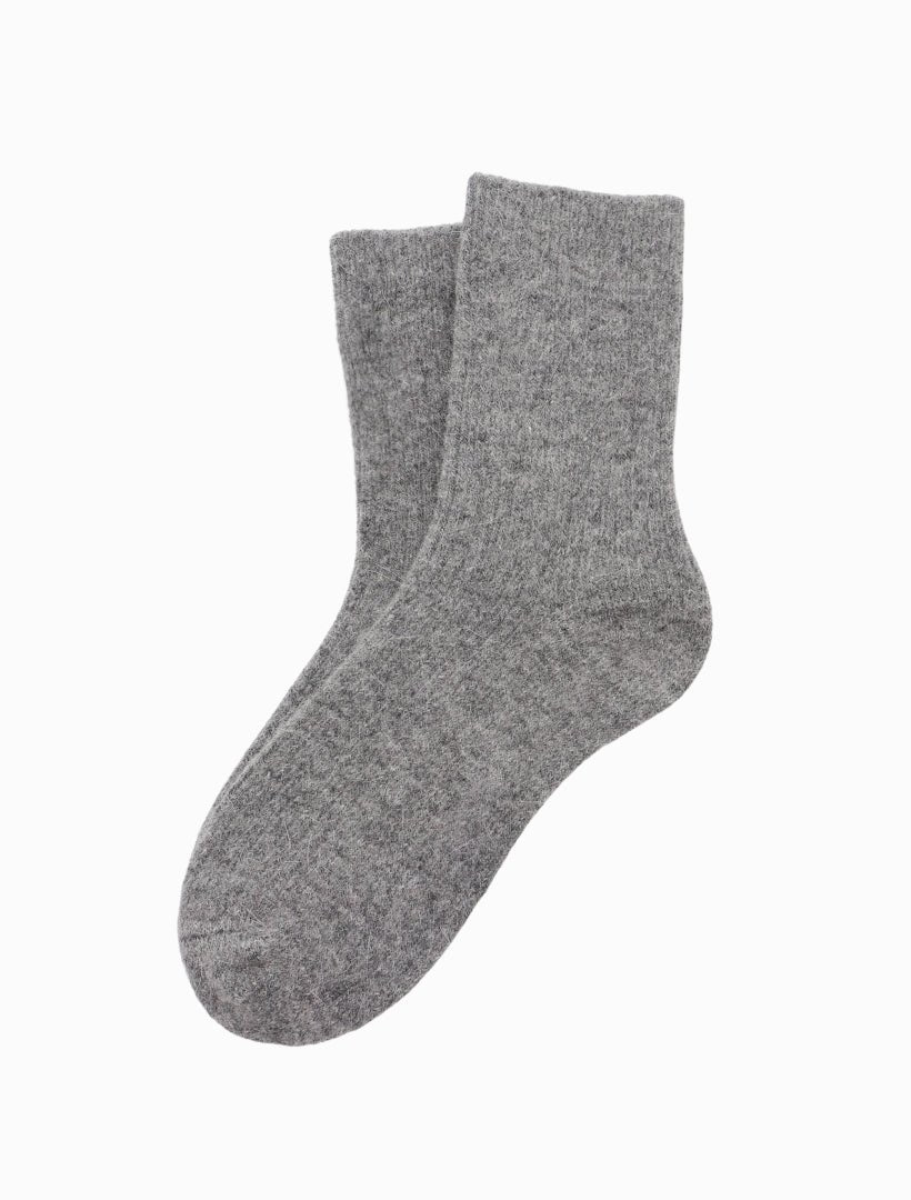 Luxurious Wool Blend Socks Grey - Zjoosh