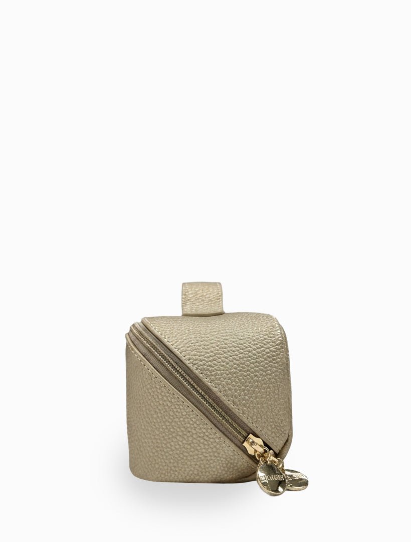 Mabel Cosmetic Bag Gold Small - Zjoosh