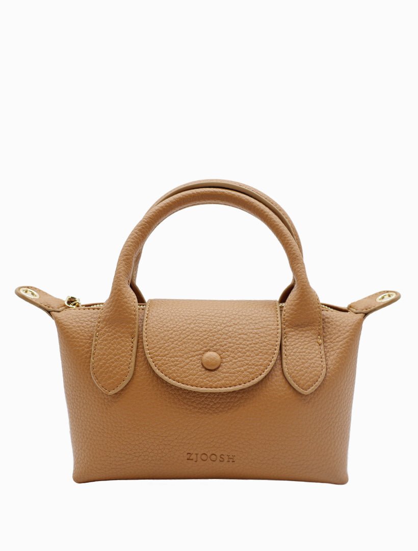 Maddy Cross Body Bag Tan - Zjoosh