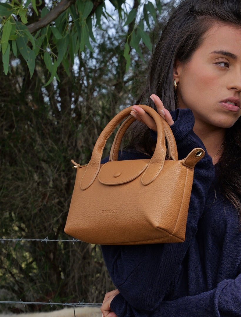 Maddy Cross Body Bag Tan - Zjoosh