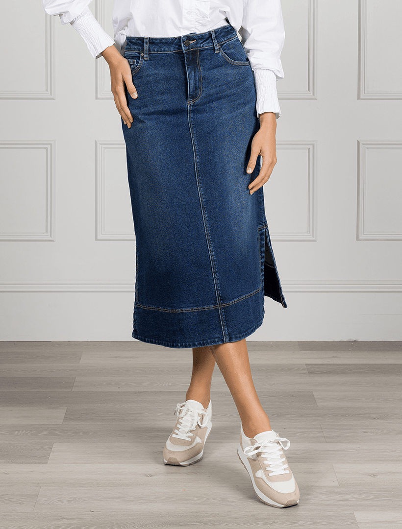 Madison Denim Skirt Indigo