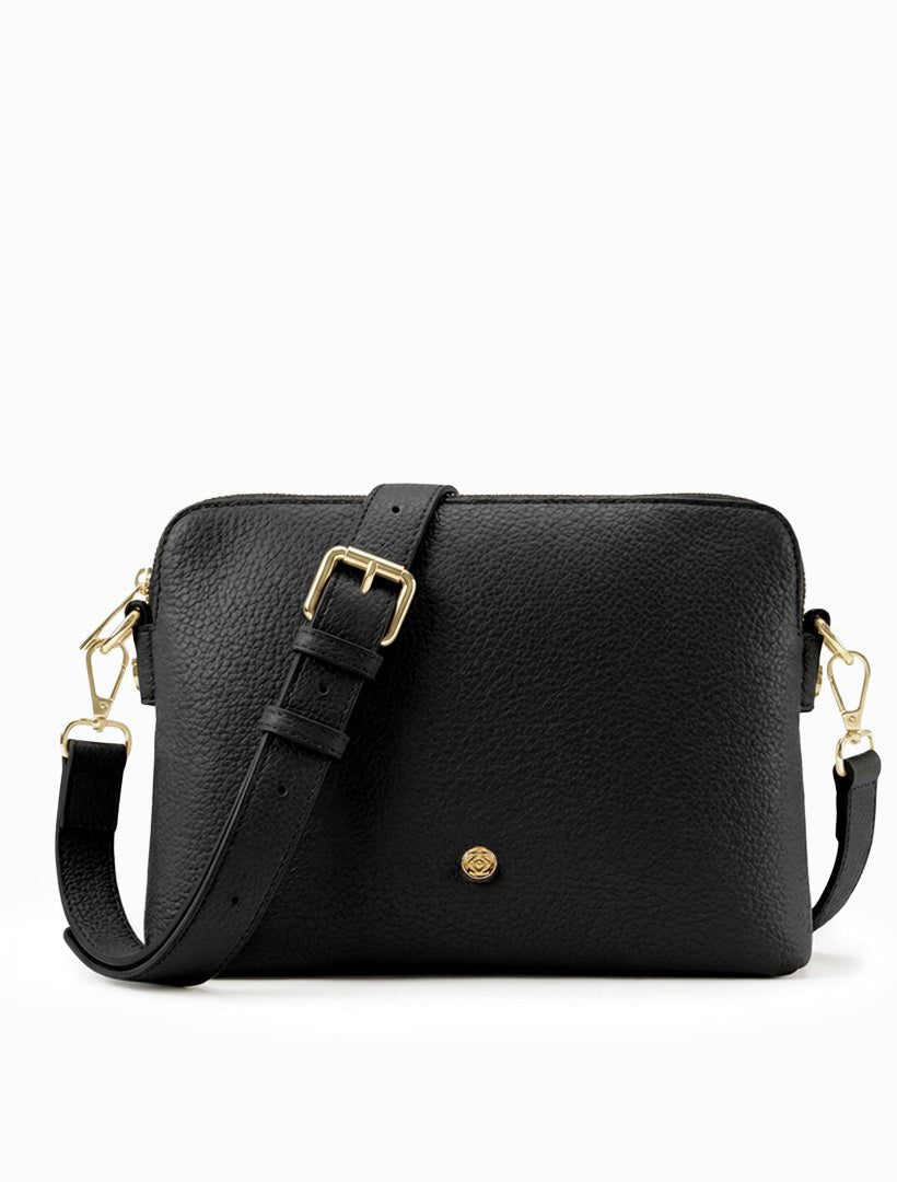 Margaret Cross Body Bag Black - Zjoosh