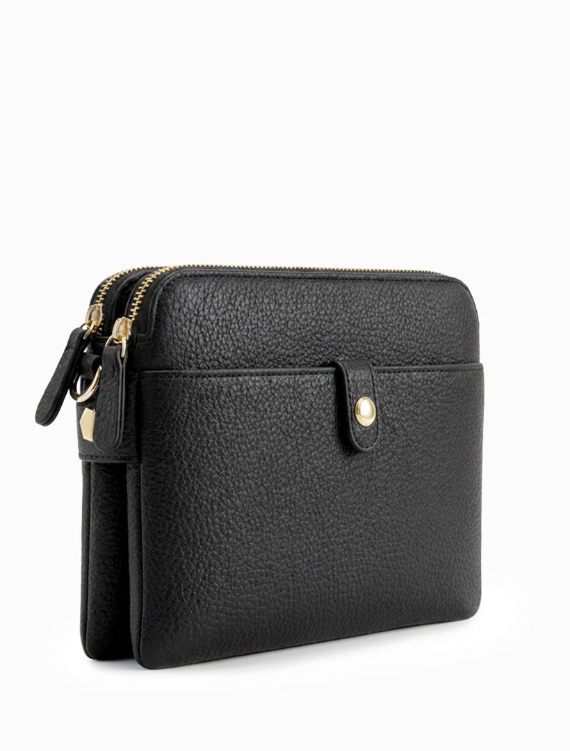 Margaret Cross Body Bag Black - Zjoosh