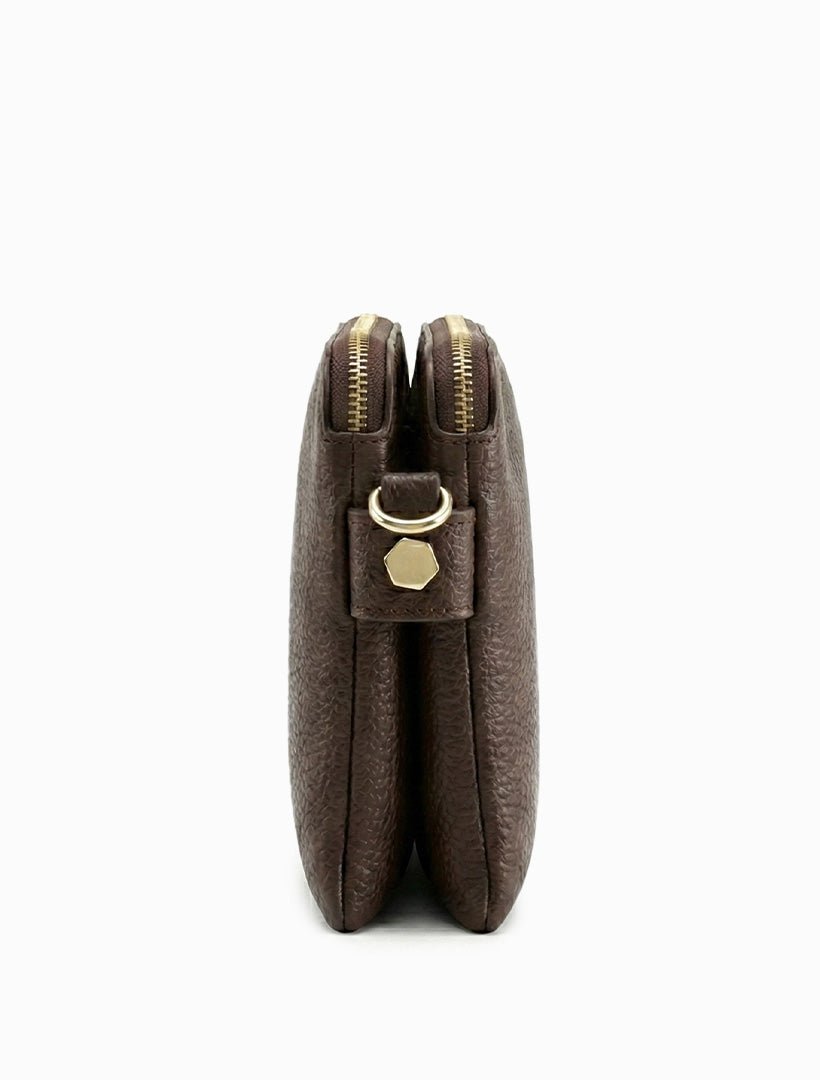 Margaret Cross Body Bag Chocolate - Zjoosh