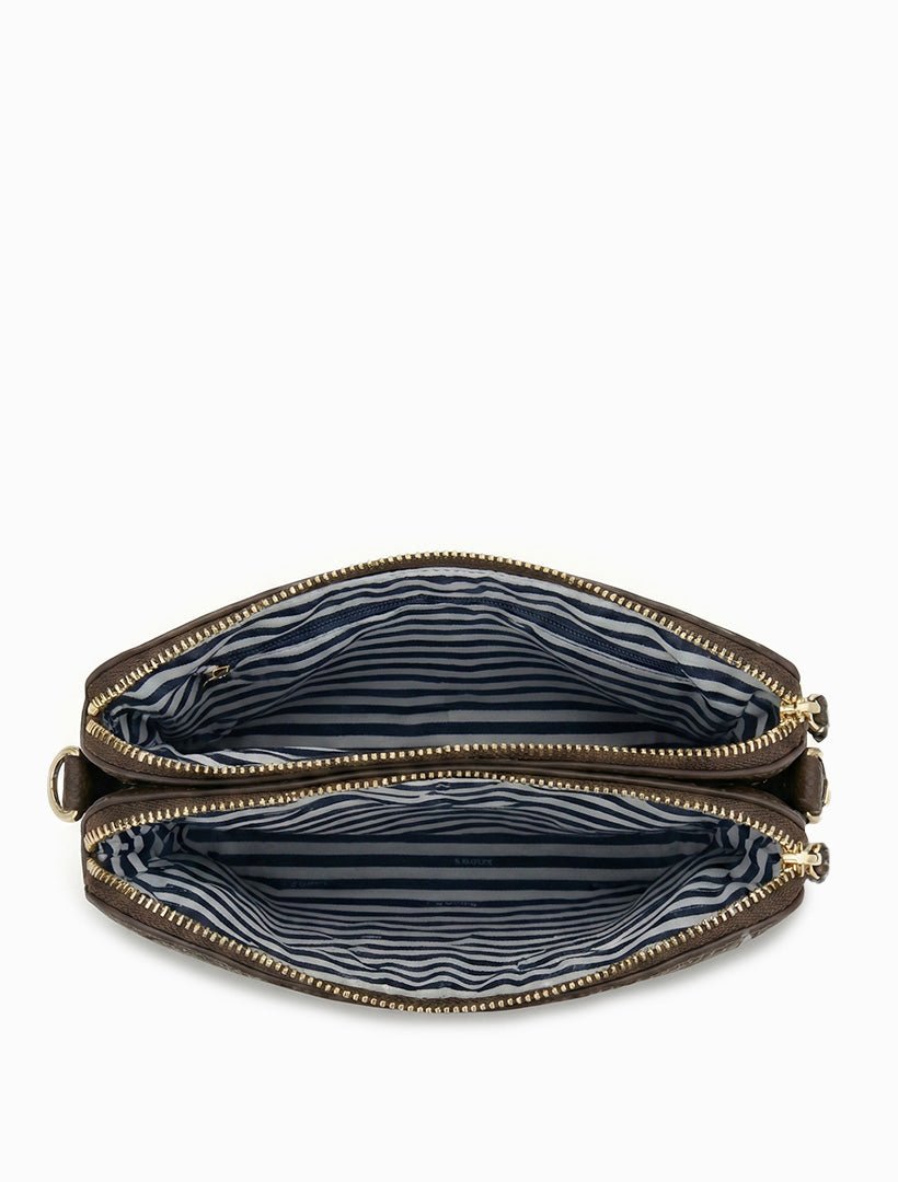 Margaret Cross Body Bag Chocolate - Zjoosh