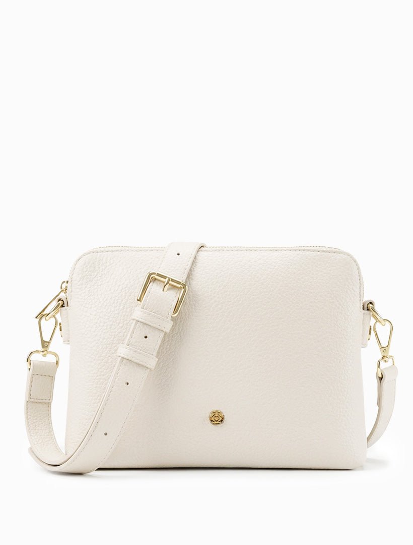 Margaret Cross Body Bag Ecru - Zjoosh