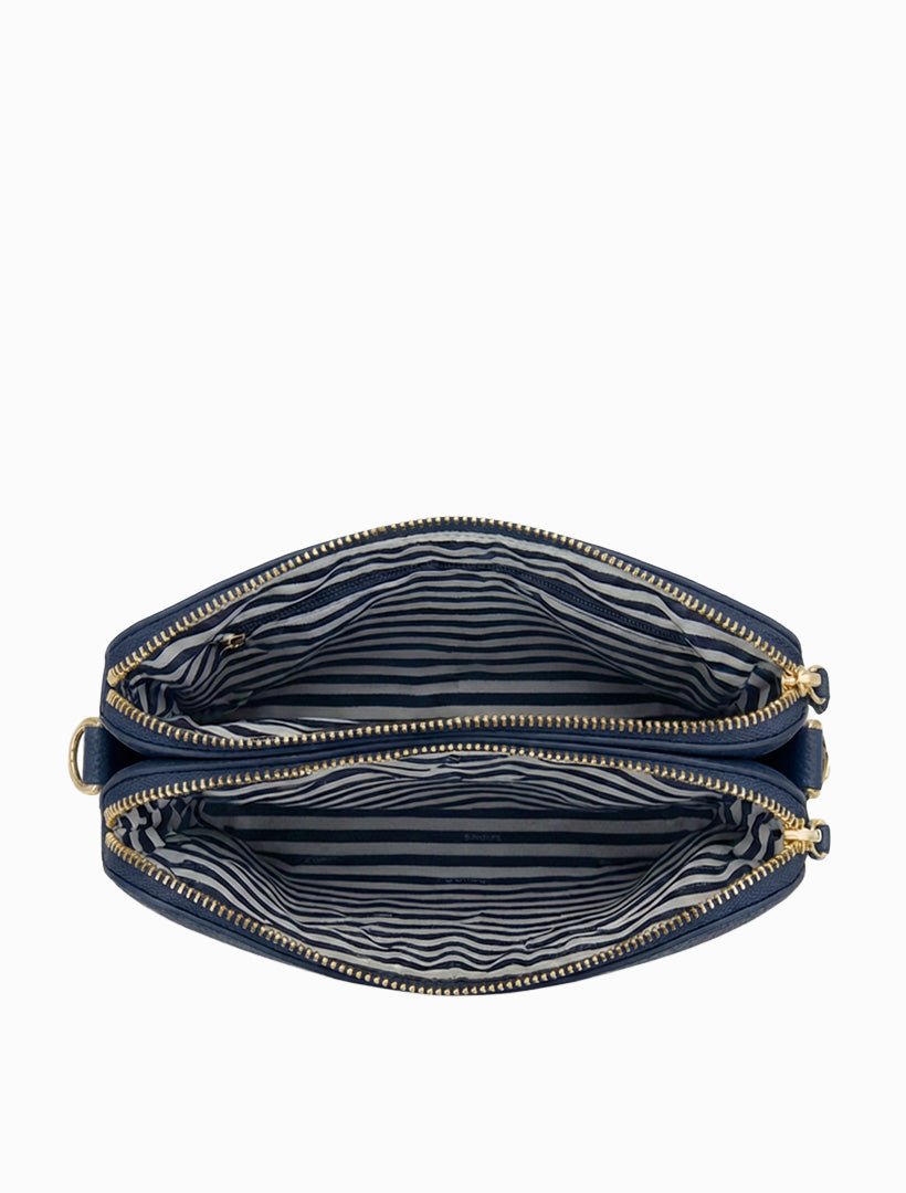 Margaret Cross Body Bag Navy - Zjoosh
