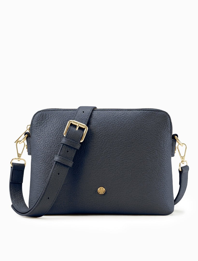 Margaret Cross Body Bag Navy - Zjoosh