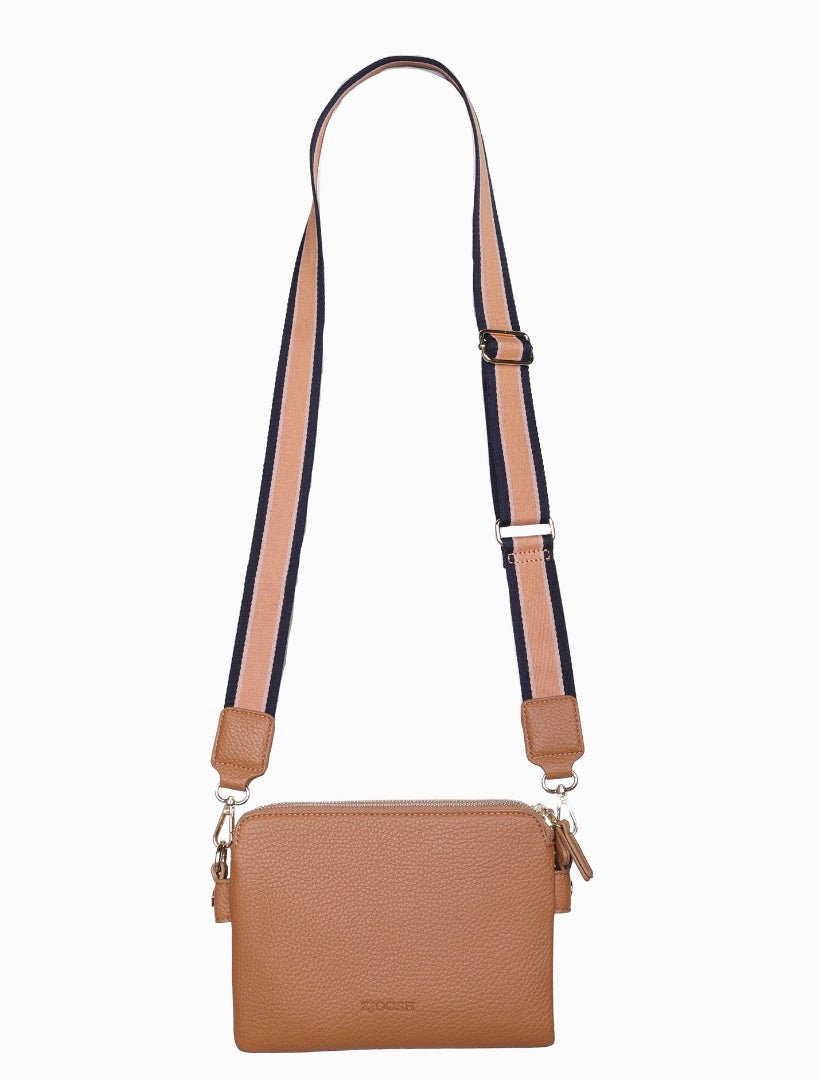 Margaret Cross Body Bag Tan - Zjoosh