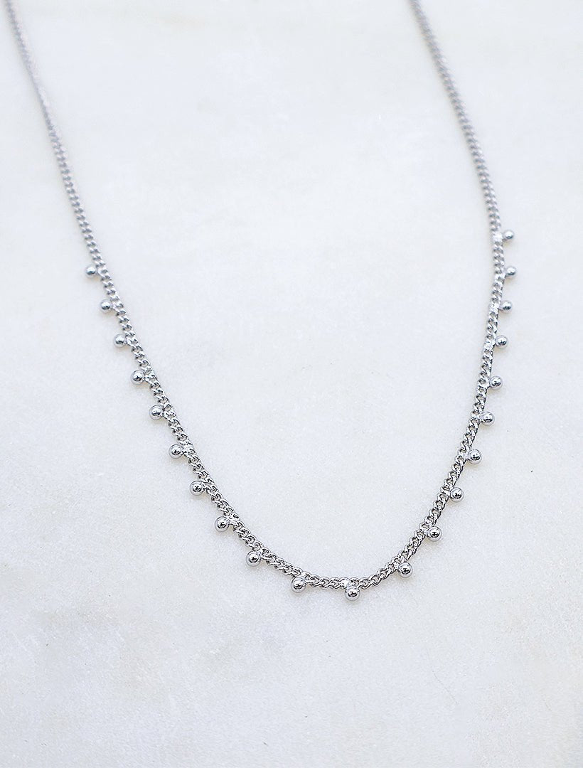 Medina Necklace Silver - Zjoosh