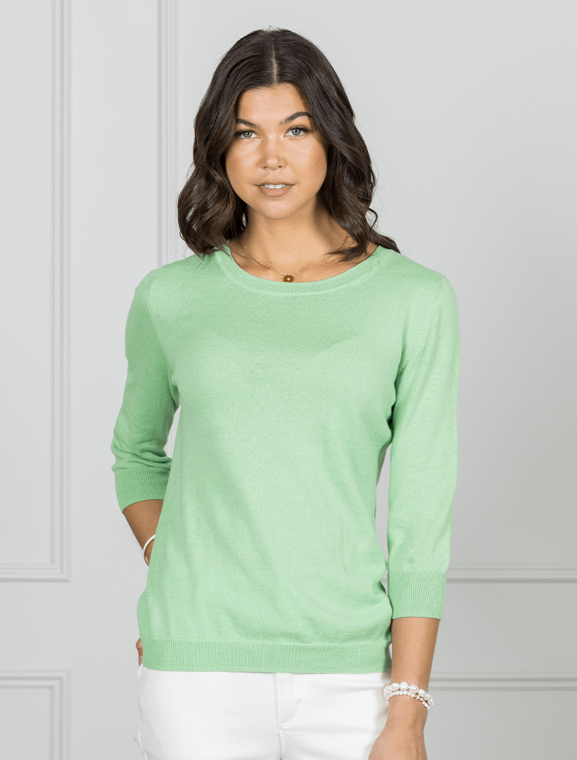 Melanie Knit Jumper Green - Zjoosh