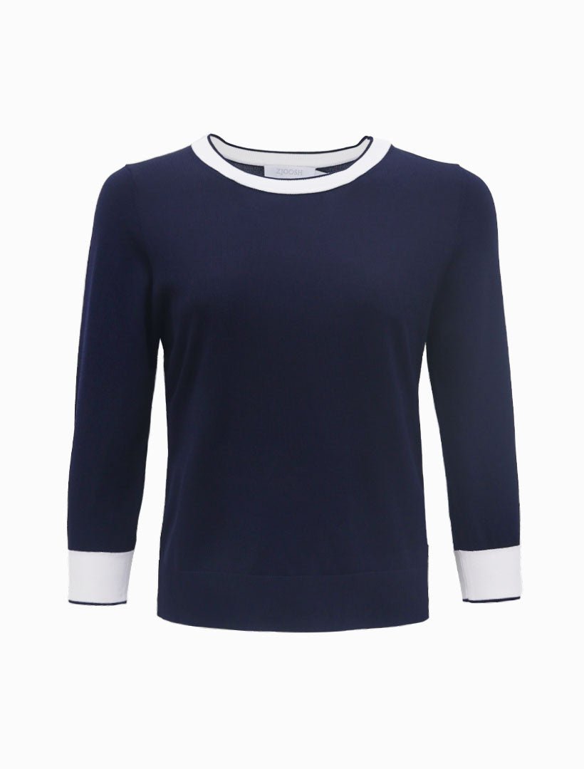 Melanie Knit Jumper Navy - Zjoosh