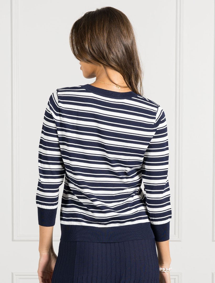 Melanie Knit Jumper Striped - Zjoosh