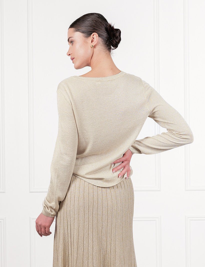 Melissa Sparkle Knit Gold - Zjoosh