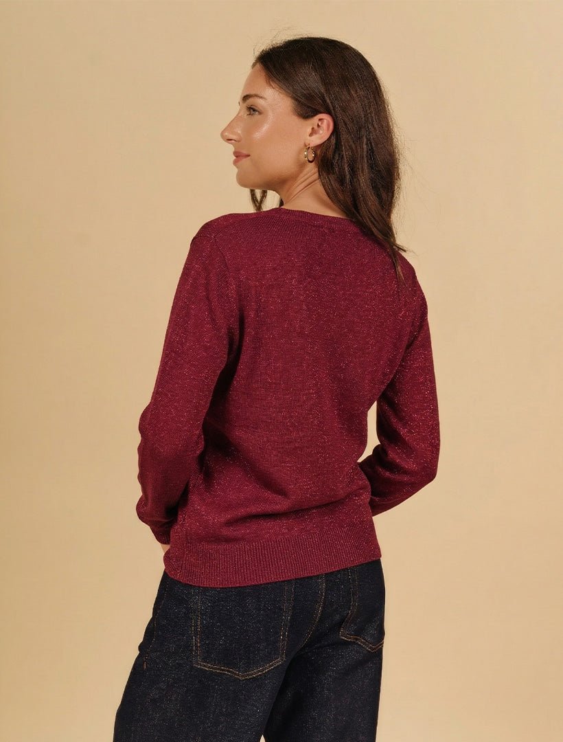 Melissa Sparkle Knit Ruby - Zjoosh