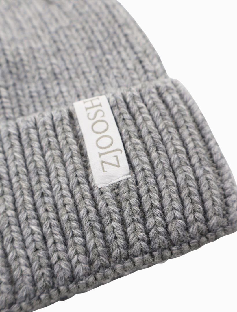 Meribel Beanie Grey - Zjoosh