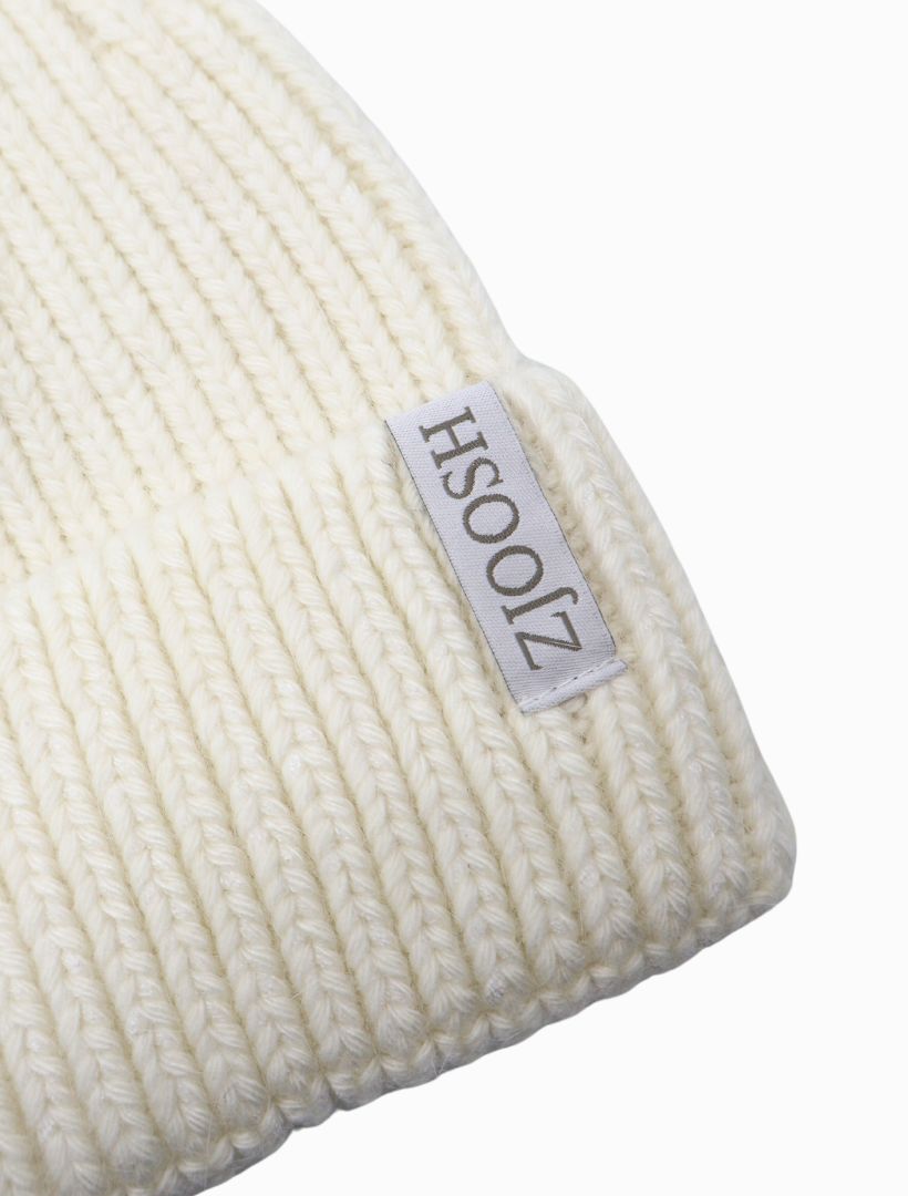 Meribel Beanie White - Zjoosh