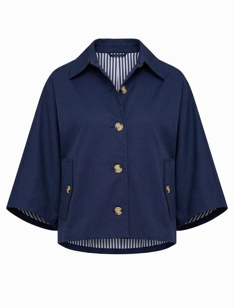 Mia Swing Jacket Navy - Zjoosh