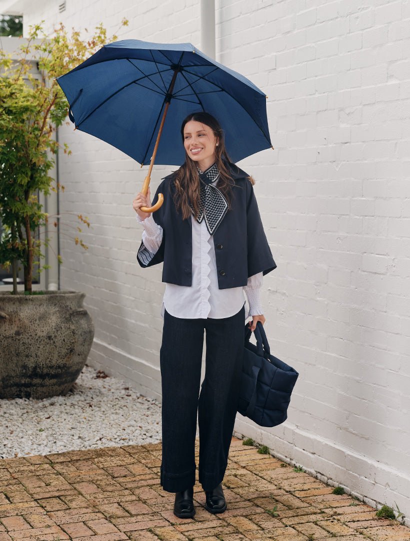 Mia Swing Jacket Navy - Zjoosh