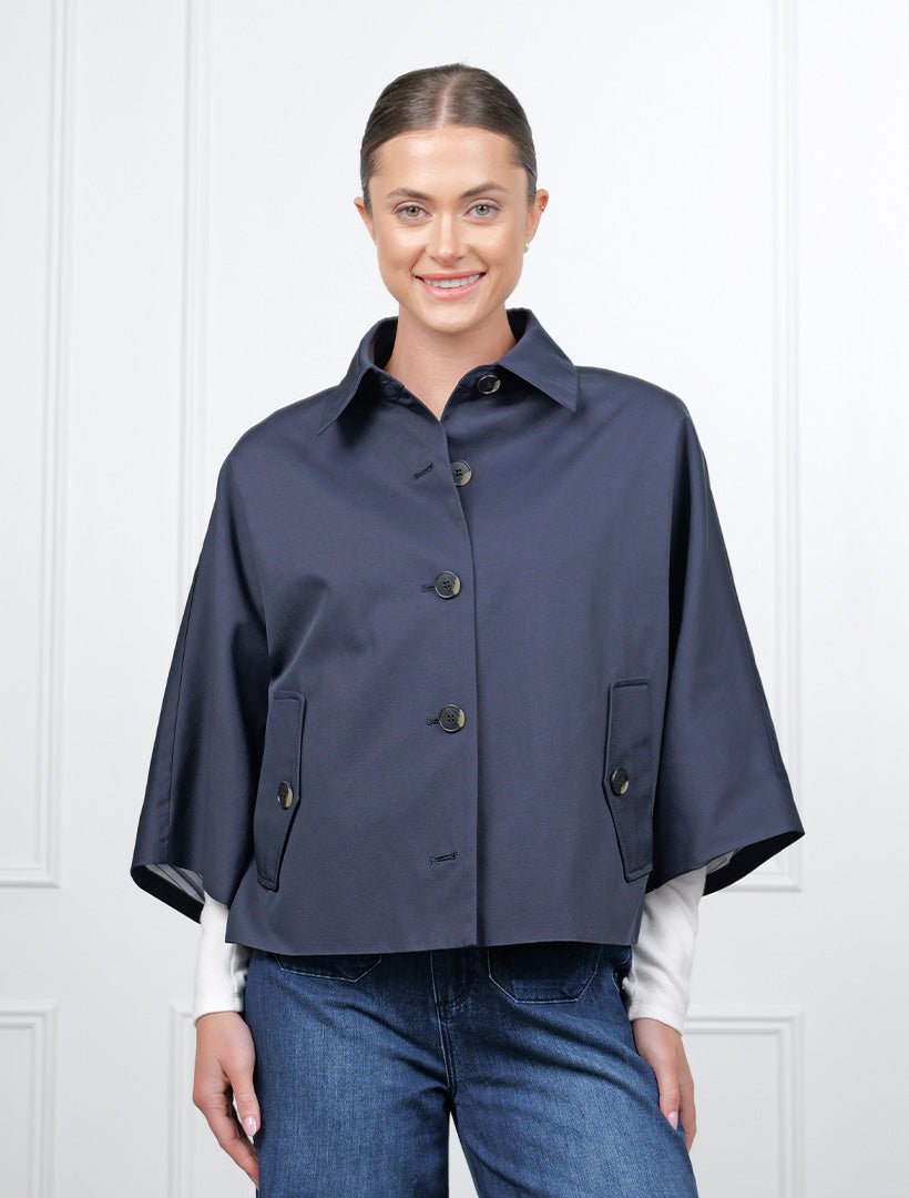 Mia Swing Jacket Navy - Zjoosh
