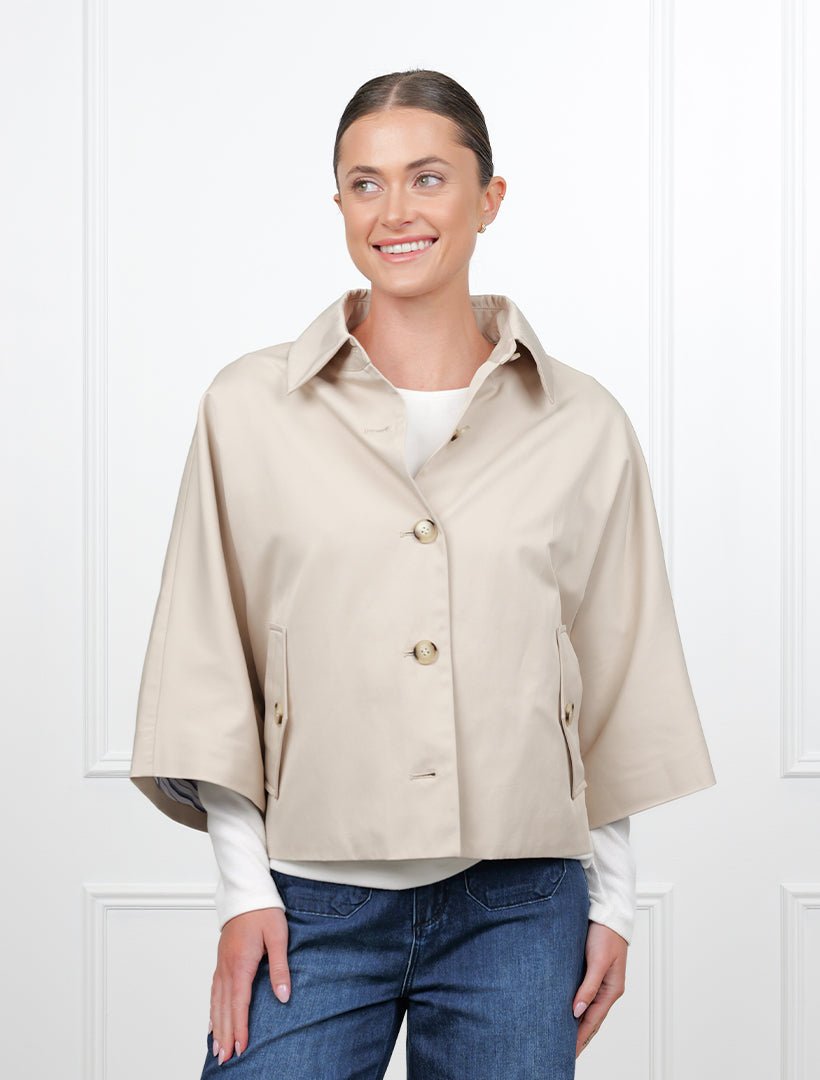 Mia Swing Jacket Stone - Zjoosh