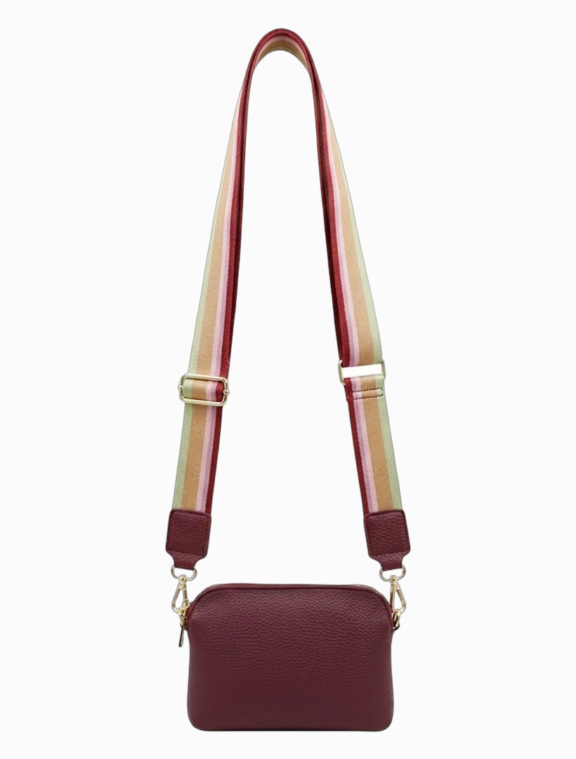 Missy Hugo Cross Body Bag Burgundy - Zjoosh