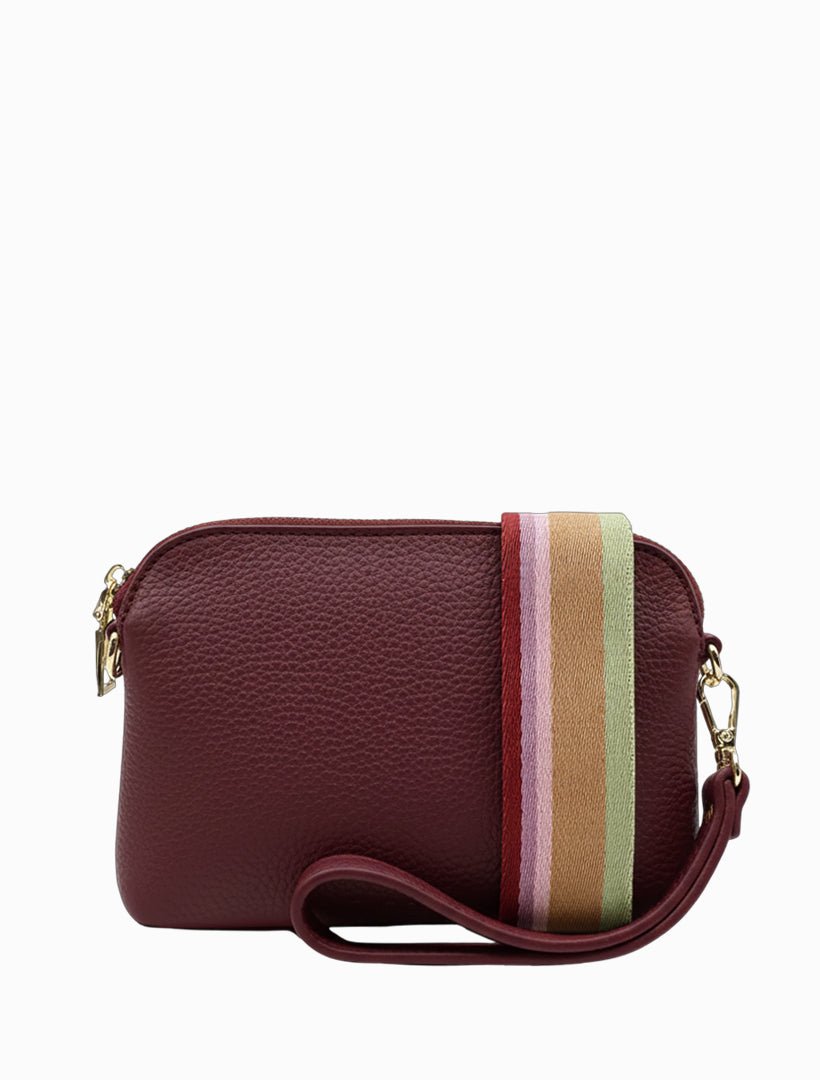 Missy Hugo Cross Body Bag Burgundy - Zjoosh