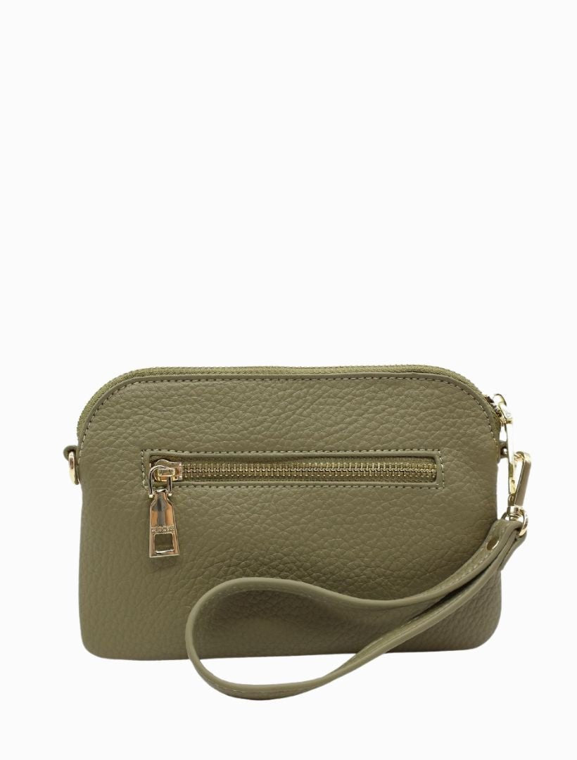 Missy Hugo Cross Body Bag Khaki - Zjoosh