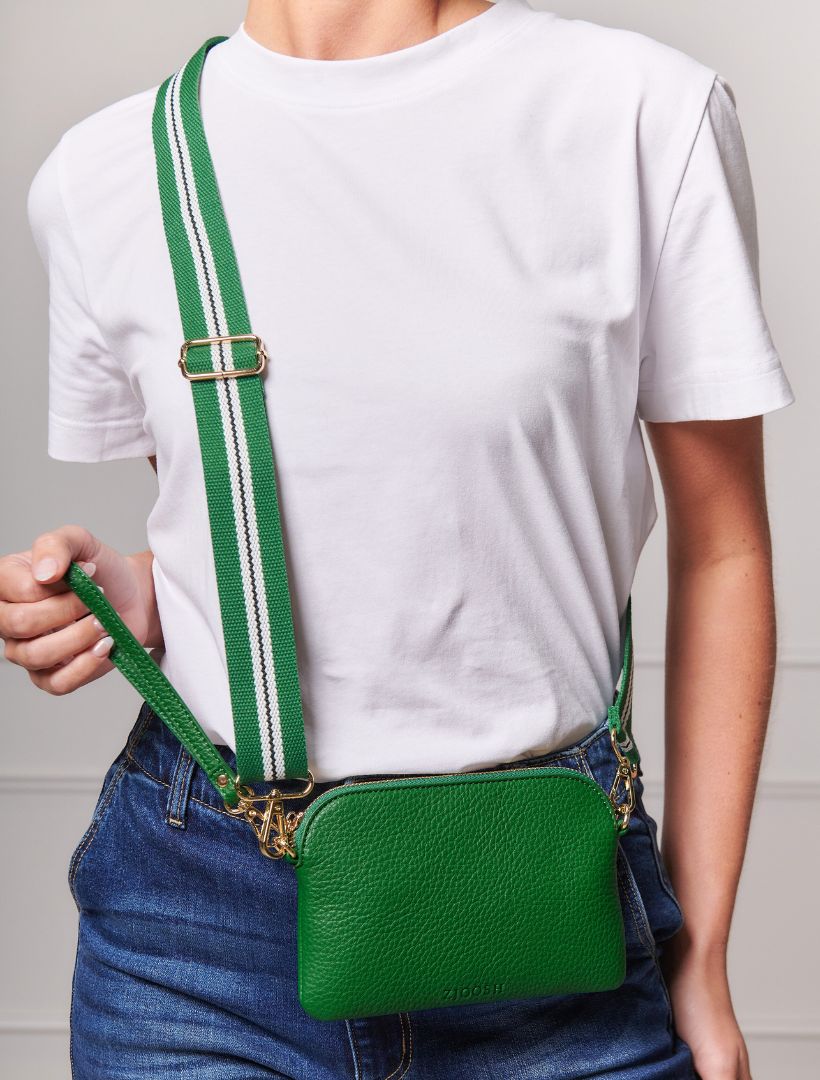 Missy Hugo Cross Body Bag Meadow Green - Zjoosh