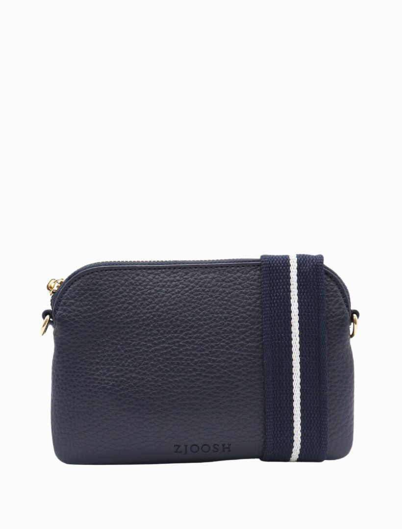 Missy Hugo Cross Body Bag Navy - Zjoosh