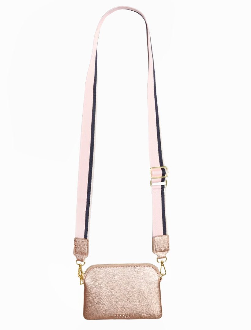 Missy Hugo Cross Body Bag Rose Gold - Zjoosh