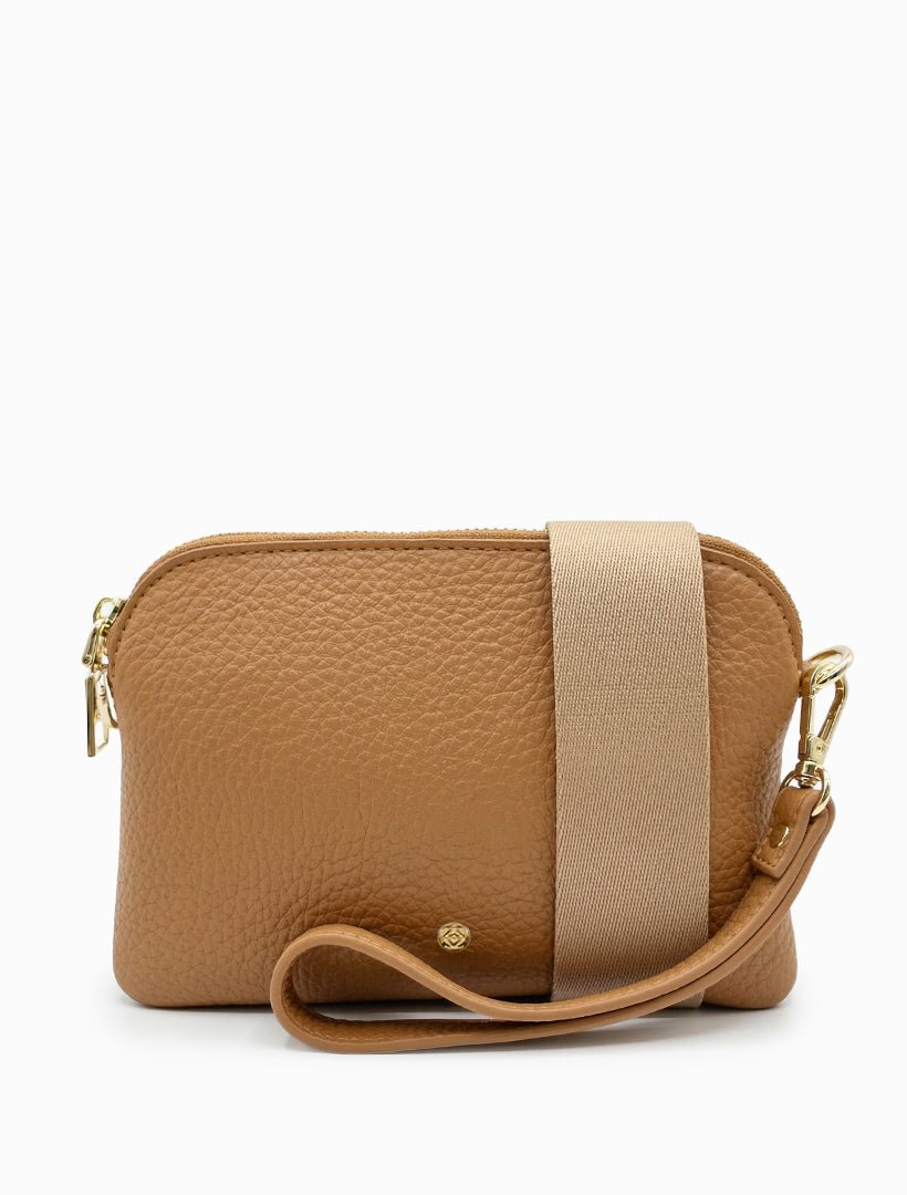 Missy Hugo Cross Body Bag Tan - Zjoosh