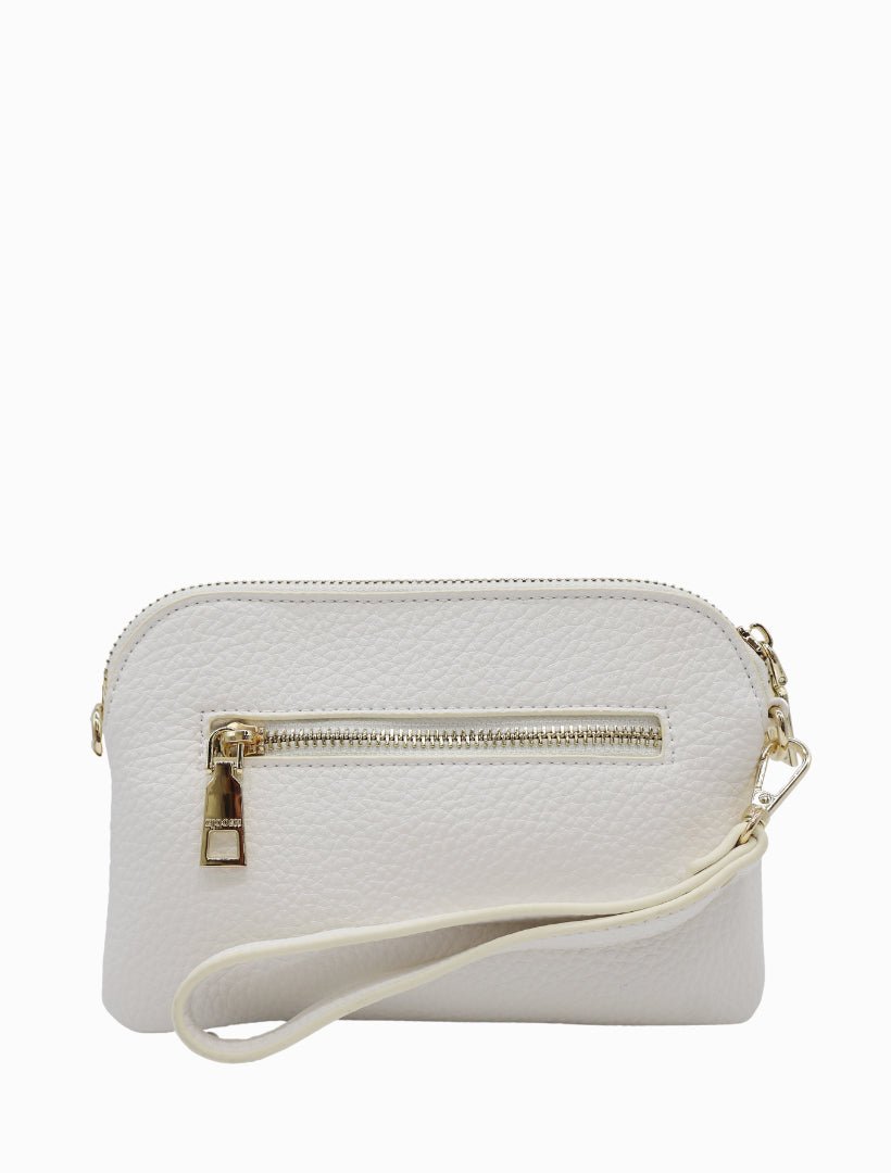 Missy Hugo Cross Body Bag White - Zjoosh