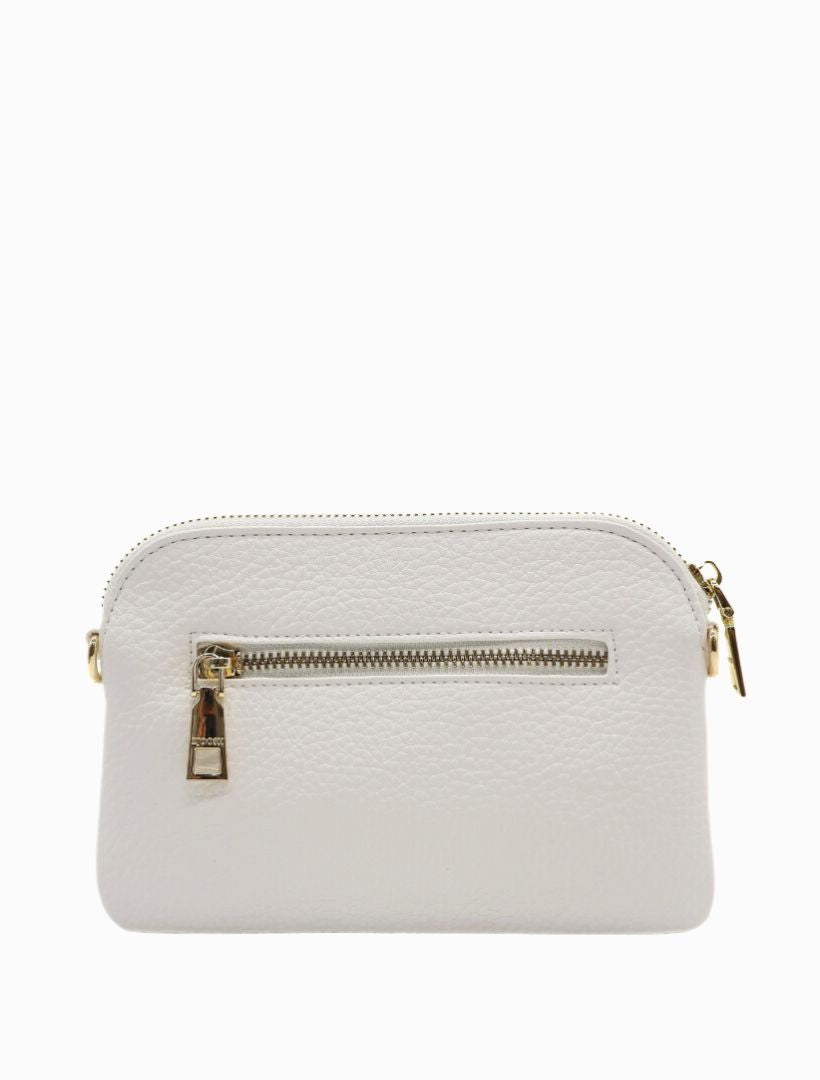 Missy Hugo Cross Body Bag White - Zjoosh