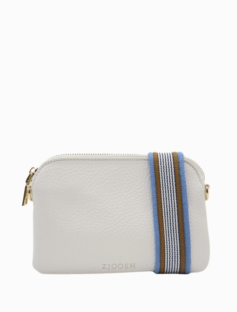 Missy Hugo Cross Body Bag White - Zjoosh