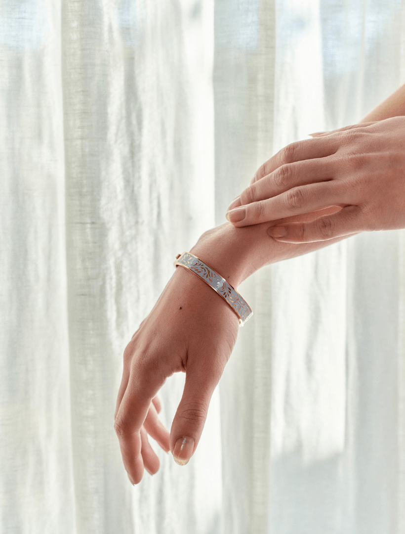 Montmarte Bangle Powder Blue - Zjoosh