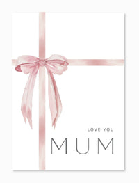 Mum Bow Card
