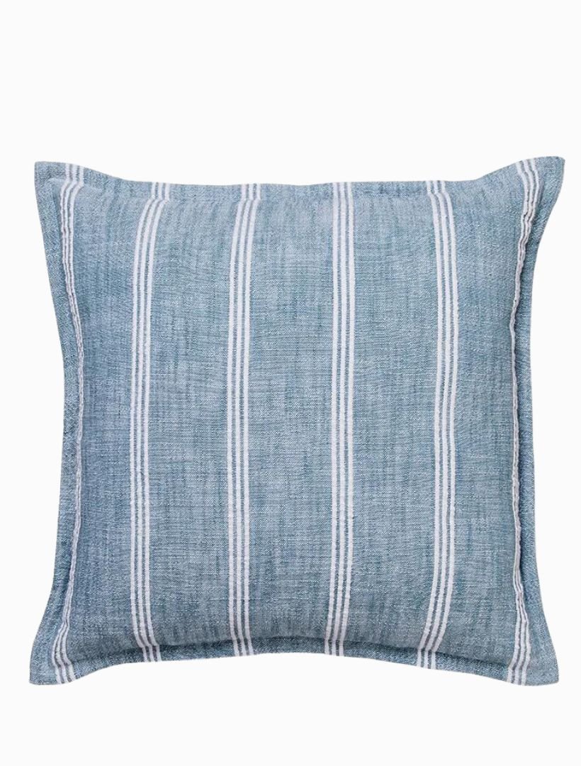 Munro Blue Stripe Cushion 50cm x 50cm - Zjoosh