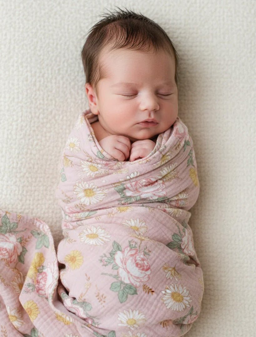 Muslin Swaddle English Garden - Zjoosh