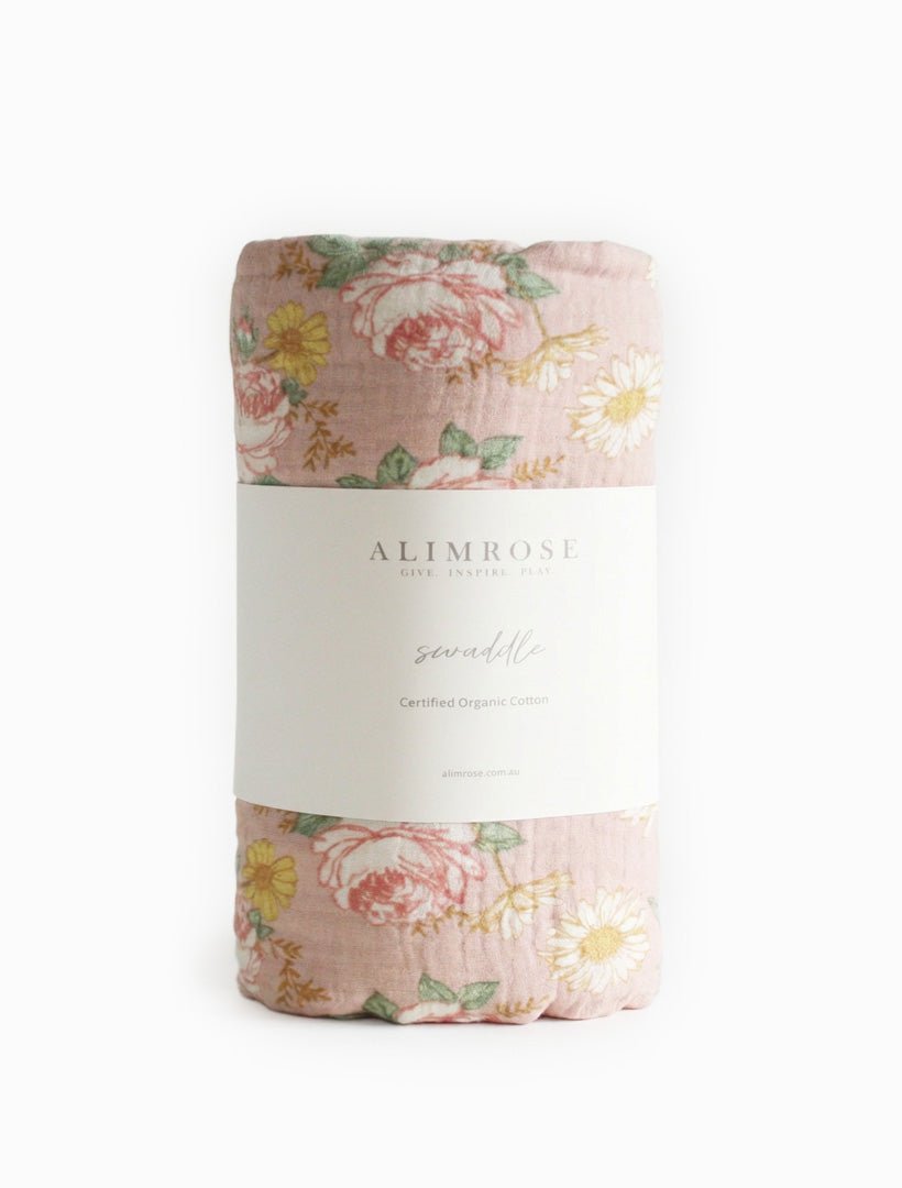 Muslin Swaddle English Garden - Zjoosh