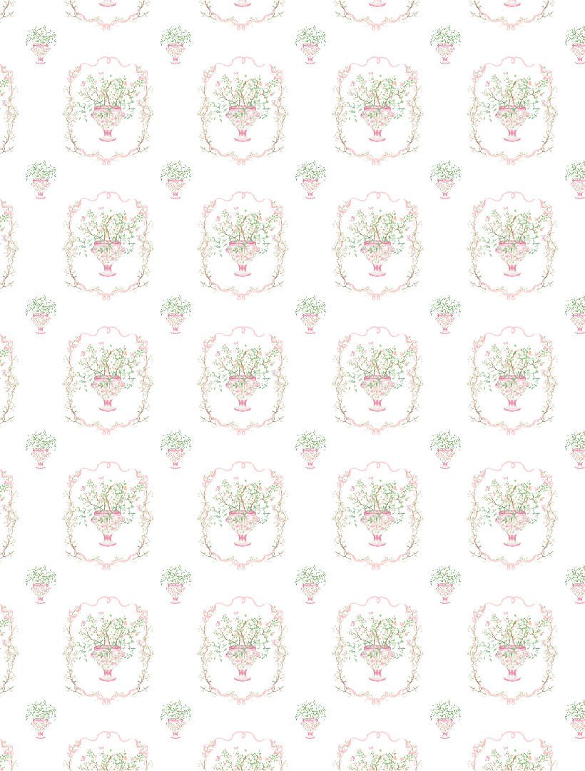 Muslin Swaddle Flower Urn - Zjoosh