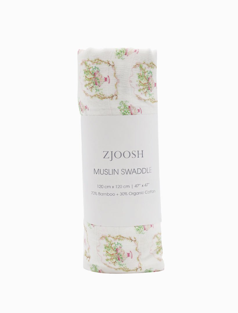 Muslin Swaddle Flower Urn - Zjoosh