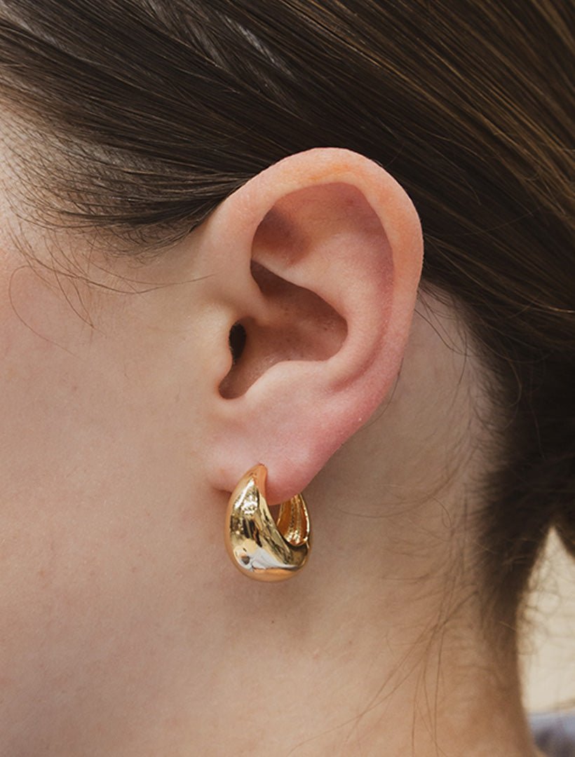 Oblique Hoops Gold - Zjoosh