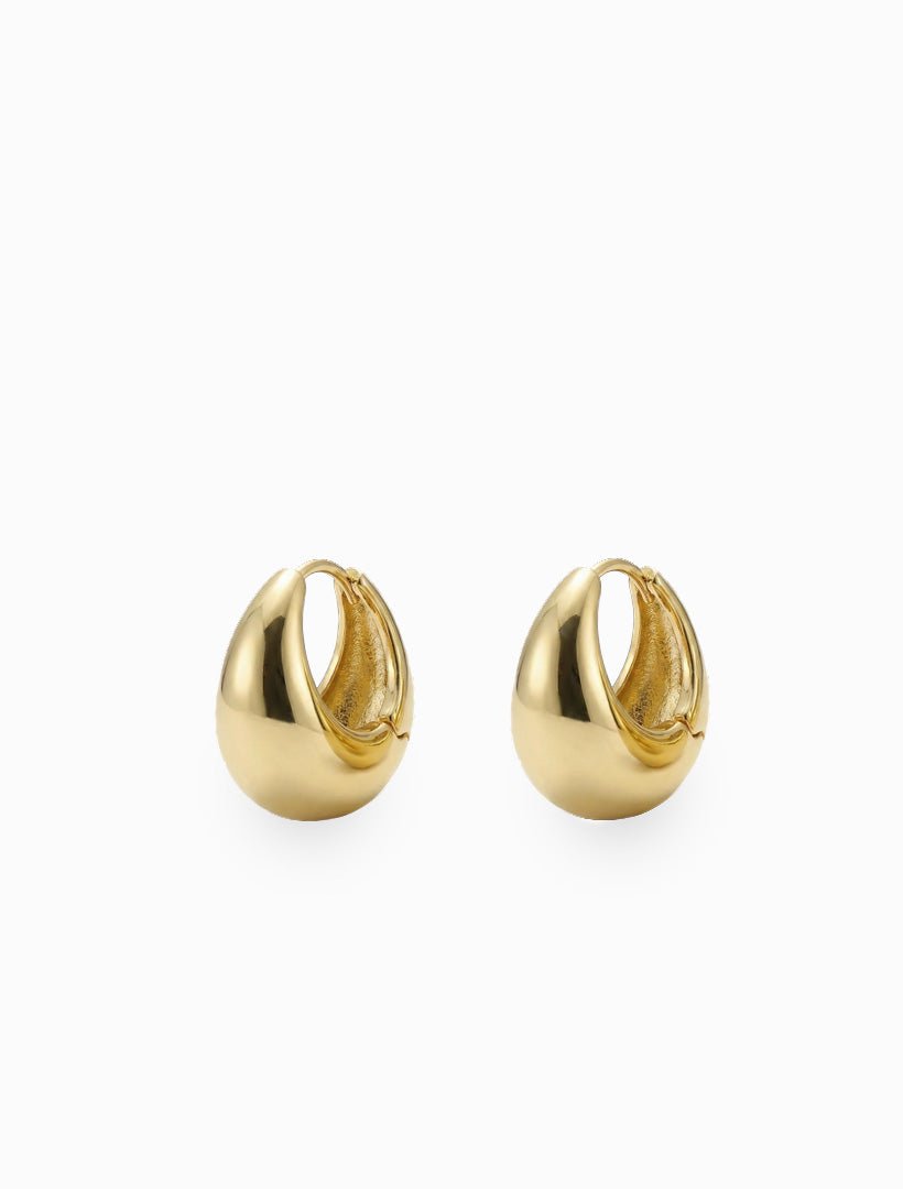 Oblique Hoops Gold - Zjoosh