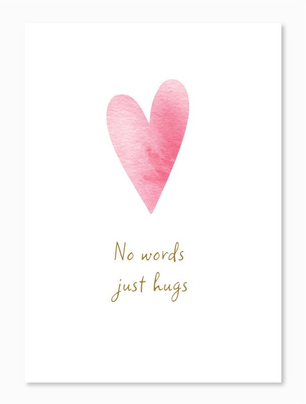 Only Hugs Card - Zjoosh