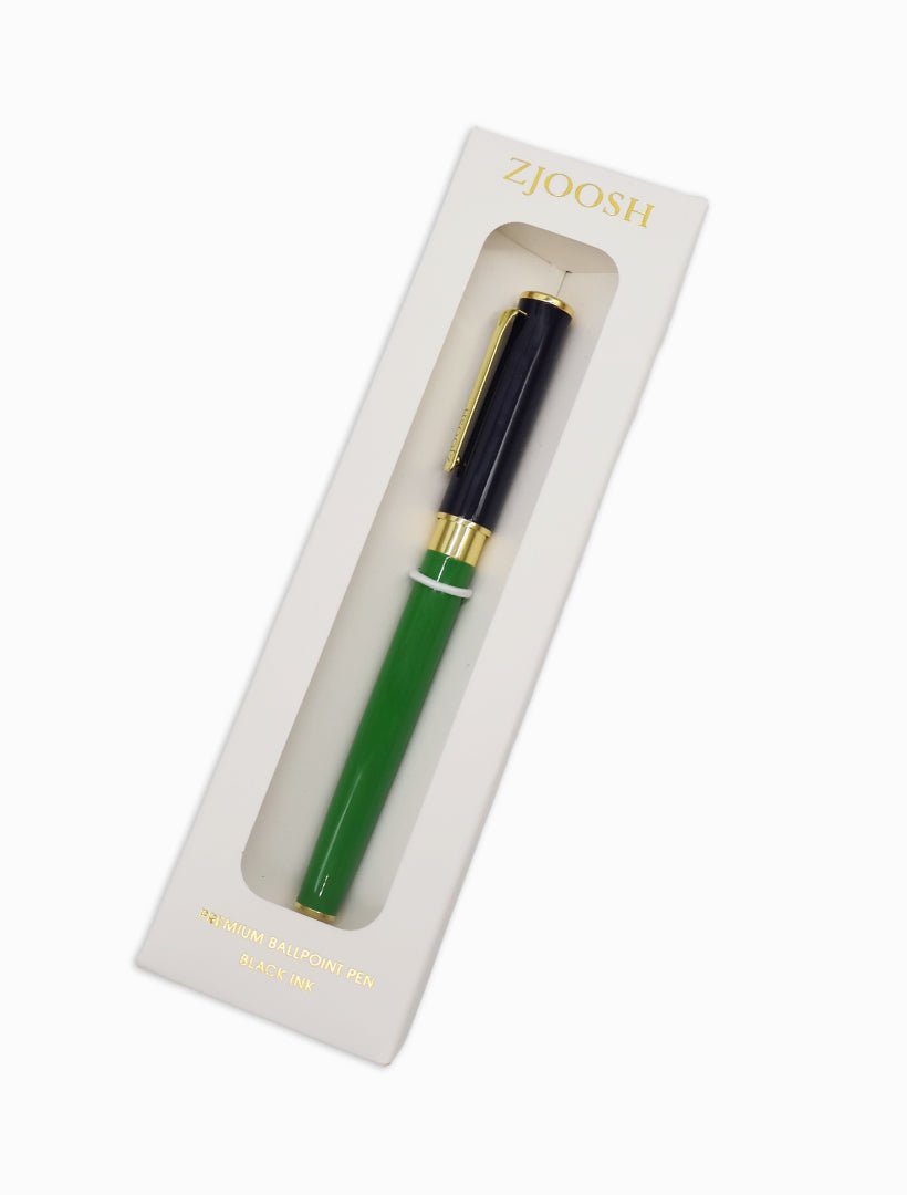 Paige Pen Navy Green - Zjoosh
