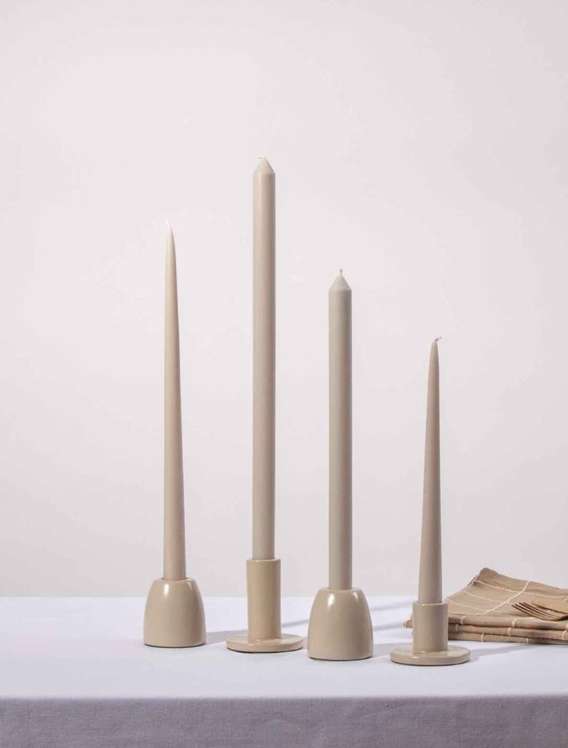 Pale Eucalypt 30cm Dinner Candle (Pack of 4) - Zjoosh